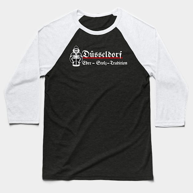 Fußball Ultras Düsseldorf Baseball T-Shirt by Realfashion